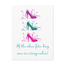 If The Shoe Fits Postcard