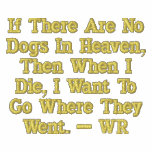 If There Are No Dogs In Heaven, Then When I Die... Hoody