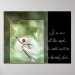 If we were all like angels....Angel Fantasy Print