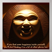 "If you find some happiness.." Inspiring Print