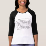 If you have a wife, a girlfriend(s), an ex girl... t-shirts