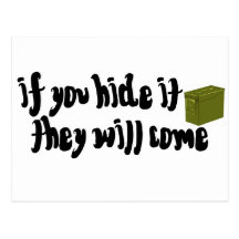 If You Hide It, They Will Come! Postcards