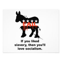 If you liked slavery, then you'll love socialism personalized announcements