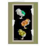 If you love chicks graphic design card