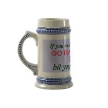 If you need to hit something,, GO PLAY BASEBALL... Coffee Mug