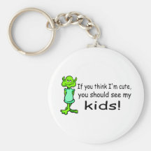 If You Think Im Cute You Should See My Grandkids Key Chain
