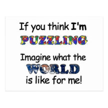 If You Think I'm Puzzling Post Cards