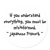 If you understand everything series stickers
