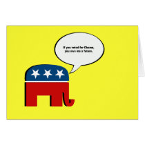 If you voted for Obama you owe me a future Cards