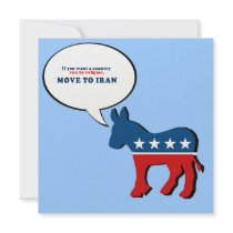 If you want a country run by religion move to Iran Custom Invitations