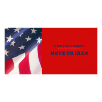 If you want a country run by religion move to Iran Photo Greeting Card