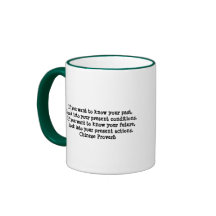 If you want to know your past.-Chinese Proverb Coffee Mug
