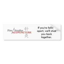If you're falling apart, we'll stick you back... bumper stickers