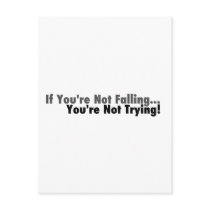 If You're Not Falling... Post Card