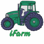 iFarm Tractor Embroidered Shirt embroidered shirts