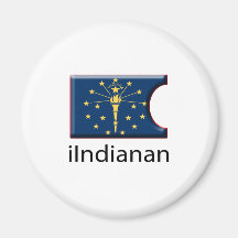 iFlag Indiana Refrigerator Magnet
