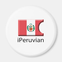 iFlag Peru Fridge Magnet