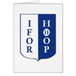 IFOR Bosnia Greeting Card