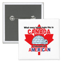 Igloo Pinback Buttons