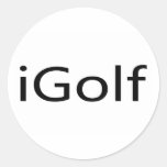 iGolf Round Stickers