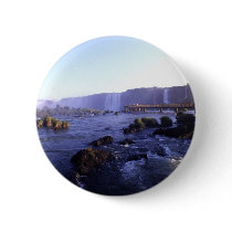 Iguacu Falls Brazil and Argentina Pinback Buttons