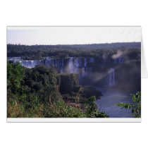Iguacu Falls in Brazil and Argentina Greeting Card