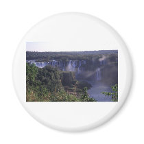 Iguacu Falls in Brazil and Argentina Fridge Magnet