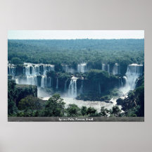 Iguacu Falls, Parana, Brazil Print