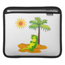 Iguana In The Desert Sleeve For iPads