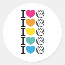 iheartvolleyball adhésifs