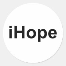 iHope Round Stickers