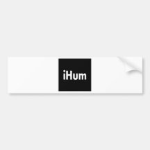 iHum Bumper Sticker
