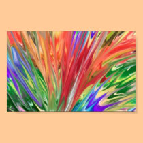 Ikebana on Stained Glass posters