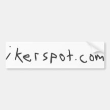 IkerSpot.com Bumper Sticker
