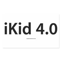 iKid 4.0 Rectangle Stickers