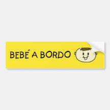 Il boit à bord - M décalcomanie de parachoque Adhésif Pour Voiture