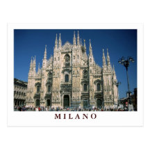 "Il Duomo, Milano" postcard