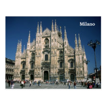 "Il Duomo, Milano" postcard