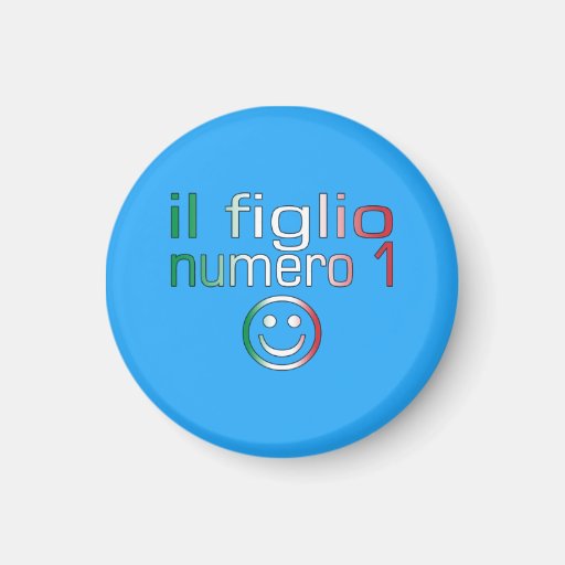 Il Figlio Numero 1 - Number 1 Son in Italian Fridge Magnets