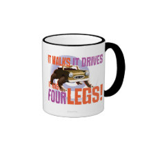 Il marche il le conduit a quatre jambes ! mugs à café