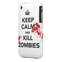 Il marie Mat pour iPhone 3/3GS - KeepCalm Zombie Coque Case-Mate iPhone 3