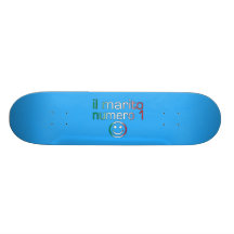 Il Marito Numero 1 - Number 1 Husband in Italian Skate Board Deck