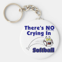 Il n'y a aucun pleurer dans le base-ball porte-clef