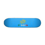 Il Sole The Sun in Italian Summer Vacation Skate Board Deck