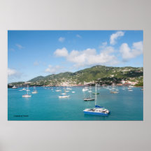 Île de St Thomas Affiches