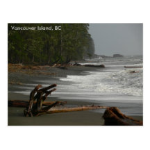 Île de Vancouver de bois de flottage, AVANT JÉSUS  Carte Postale