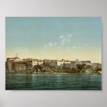 Ile Sainte Marguerite, Cannes, Riviera vintage Pho Print