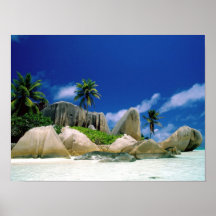 Îles de Digue de La Affiches