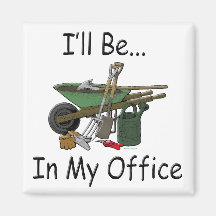 I'll Be In My Office Magnet