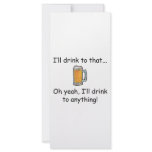 I'll Drink To That! rack cards